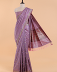 Mauve Butti Saree in Silk