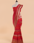 Red Rangkat Saree in Silk