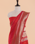 Red Rangkat Saree in Silk