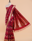 Rani Pink Tanchoi Saree in Silk