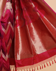 Rani Pink Tanchoi Saree in Silk
