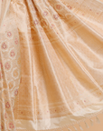 Off White Jaal Saree in Silk