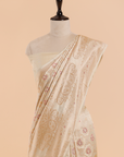Off White Jaal Saree in Silk