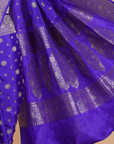 Purple Butta Saree in Silk