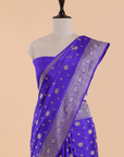 Purple Butta Saree in Silk