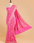 Rani Pink Jaal Saree in Georgette