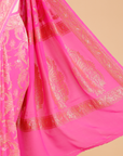 Rani Pink Jaal Saree in Georgette