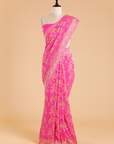 Rani Pink Jaal Saree in Georgette