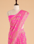 Rani Pink Jaal Saree in Georgette