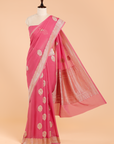 Pink Butta Saree In Georgette