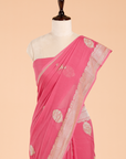 Pink Butta Saree In Georgette