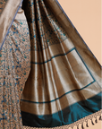 Peacock Brocade Saree in Silk