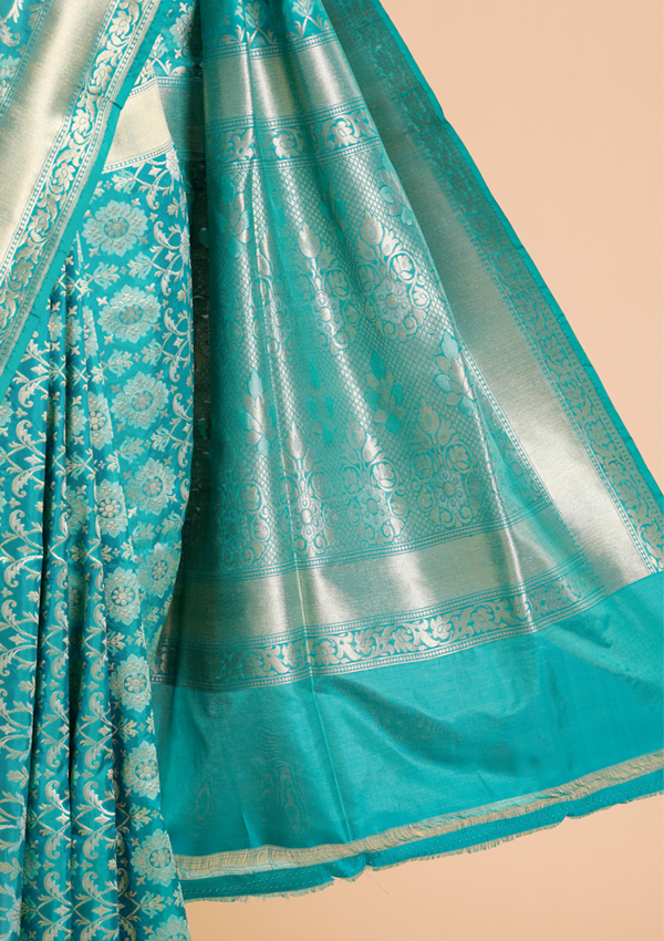 Peacock Jaal Saree in Silk