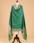 Green Jaal Dupatta in Silk