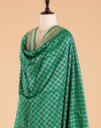 Green Jaal Dupatta in Silk