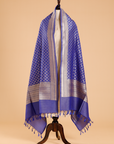 Purple Jaal Dupatta in Silk