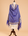 Purple Jaal Dupatta in Silk