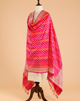 Rani Pink Rangkat Dupatta in Silk