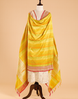 Lime Green Rangkat Dupatta in Silk