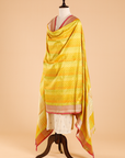 Lime Green Rangkat Dupatta in Silk