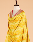 Lime Green Rangkat Dupatta in Silk