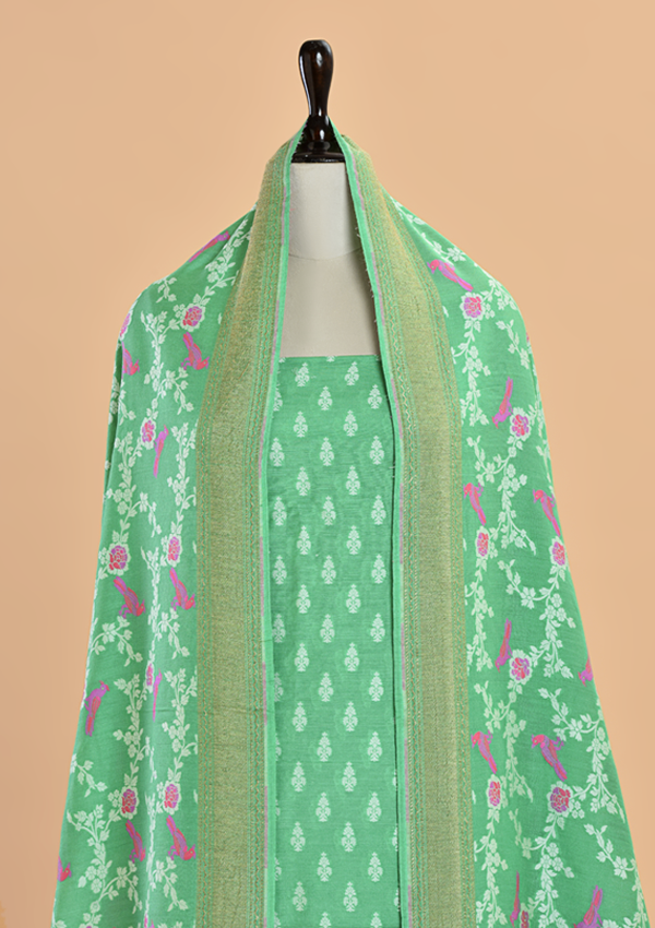 Pista Green Jaal Dress