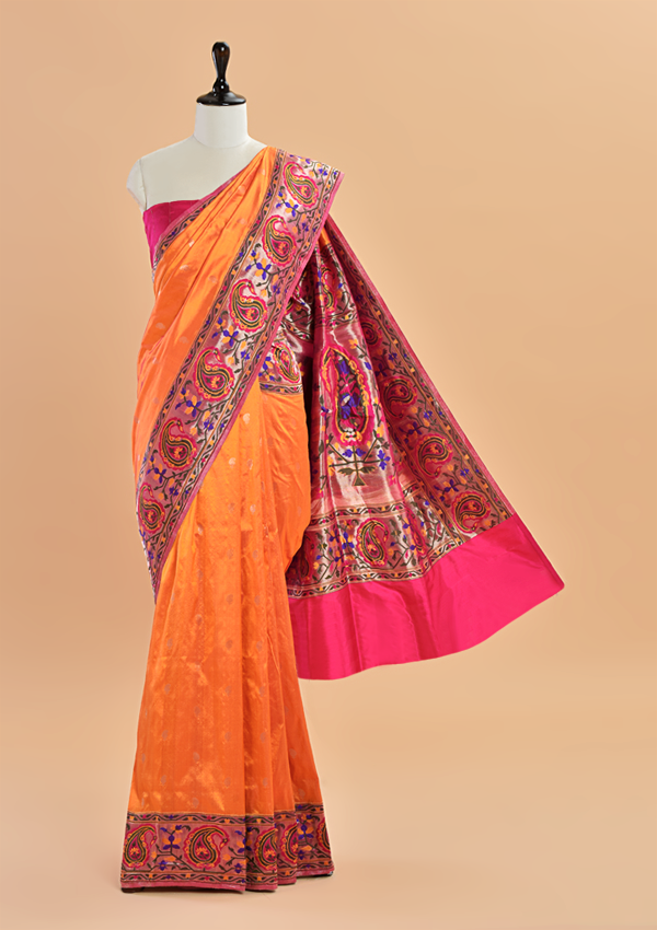 Golden Butti Saree in Silk