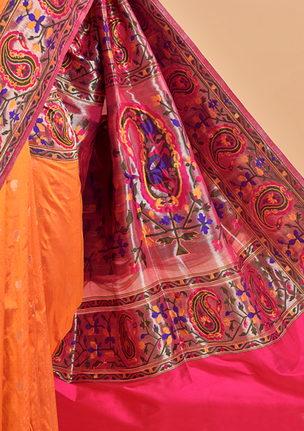 Golden Butti Saree in Silk