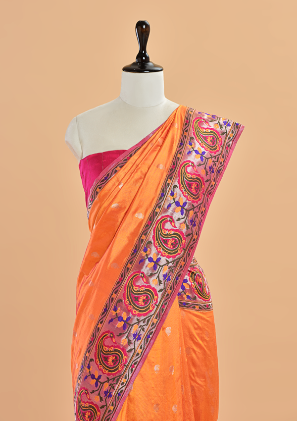Golden Butti Saree in Silk
