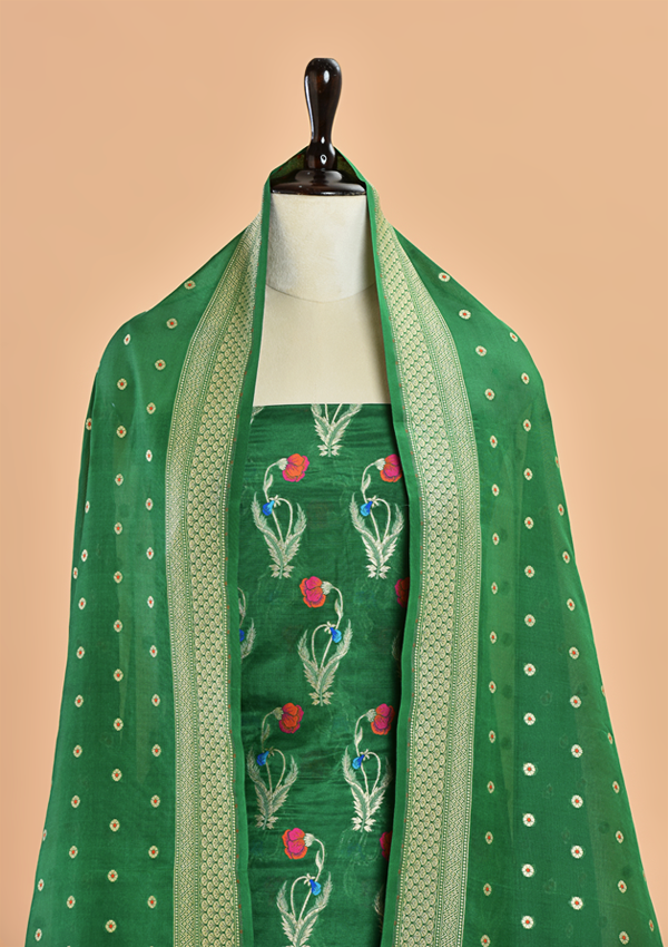 Green Butta Dress in Silk