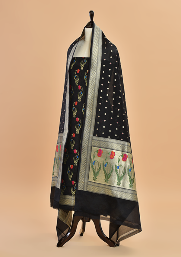 Black Butta Dress in Silk