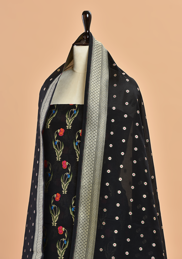 Black Butta Dress in Silk