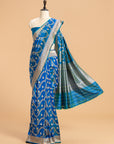 Royal Blue Kadwa Silk Saree