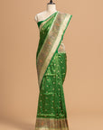 Green Brocade Silk Saree