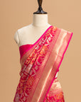 Pink Jamdani Silk Saree